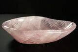 Polished Rose Quartz Dish #338455-1